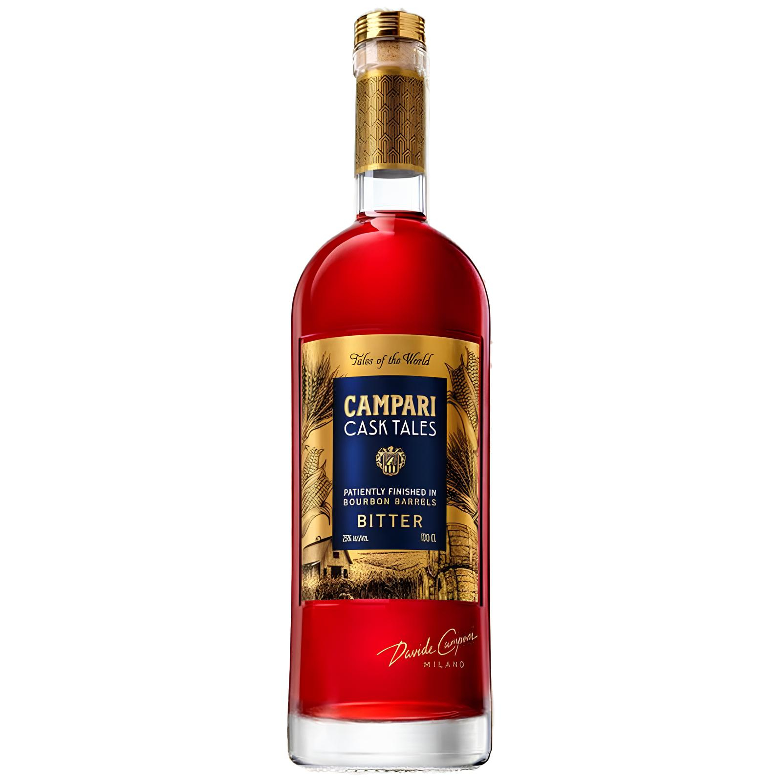 Aperitivo Cask Tales Bourbon Campari 1L - Banca do Ramon
