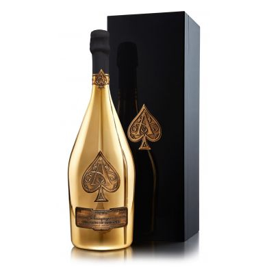 Armand de Brignac 750ml 5本 Champagne Armand de Brignac Gold (1,5L) - Banca do Ramon