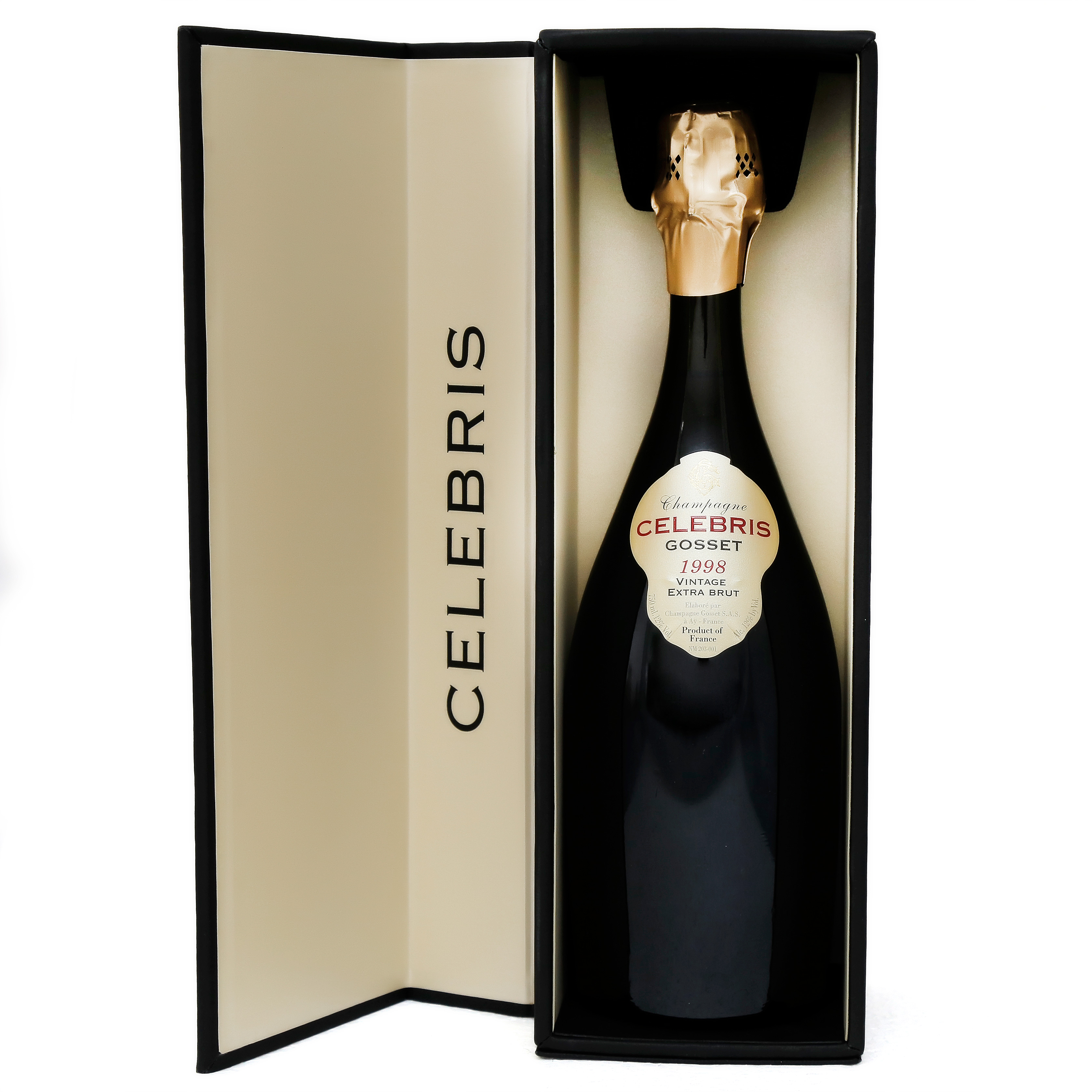 1998年E GOULET Brut Millésime Champagne Gosset Celebris Vintage Extra Brut 1998 (750ml) - Banca