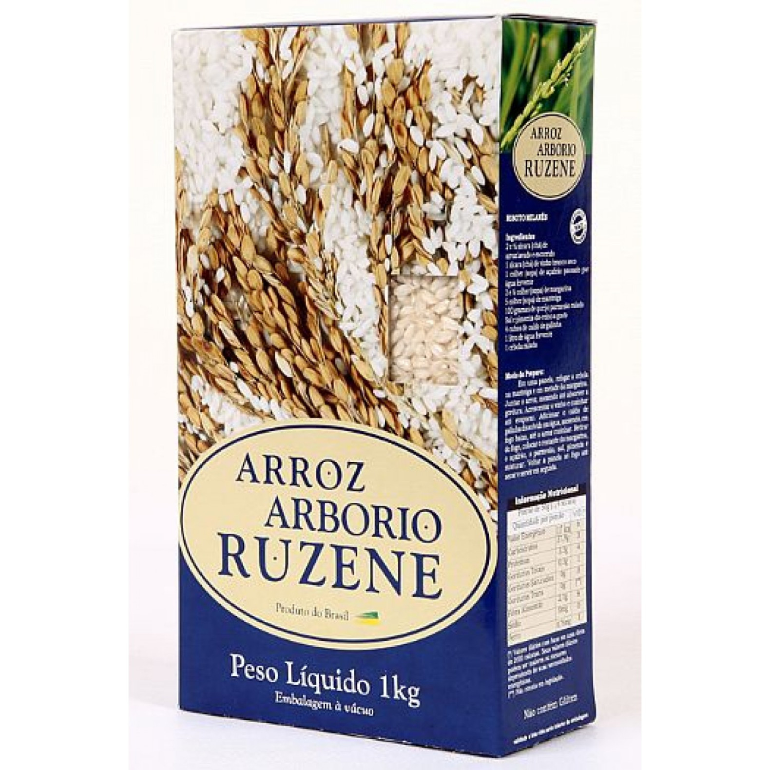 Arroz Arborio Ruzene 1Kg Banca do Ramon