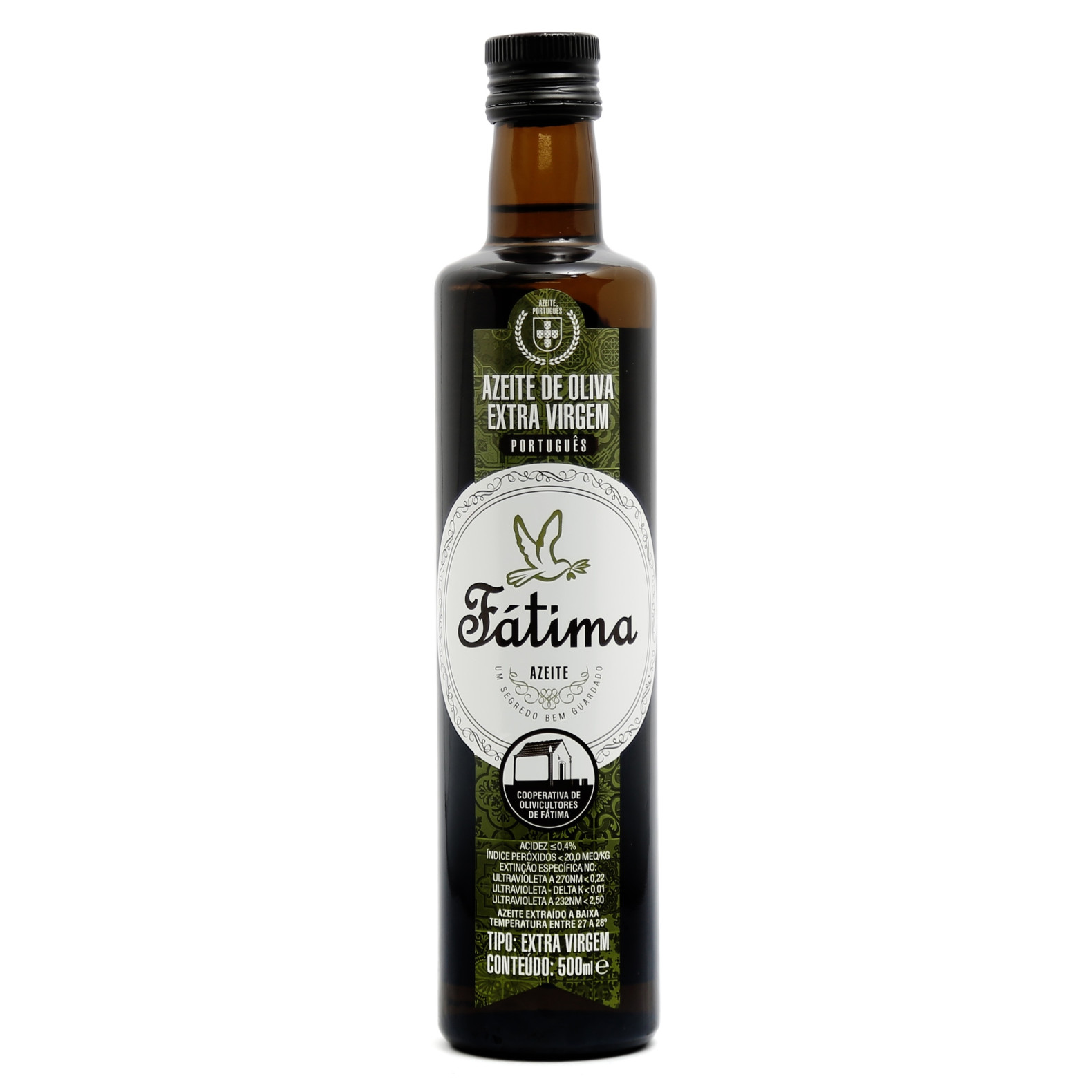 Azeite de Oliva Extra Virgem Fátima (500ml) Banca do Ramon Azeite de Oliva Extra Virgem Fátima (500ml) Banca do Ramon