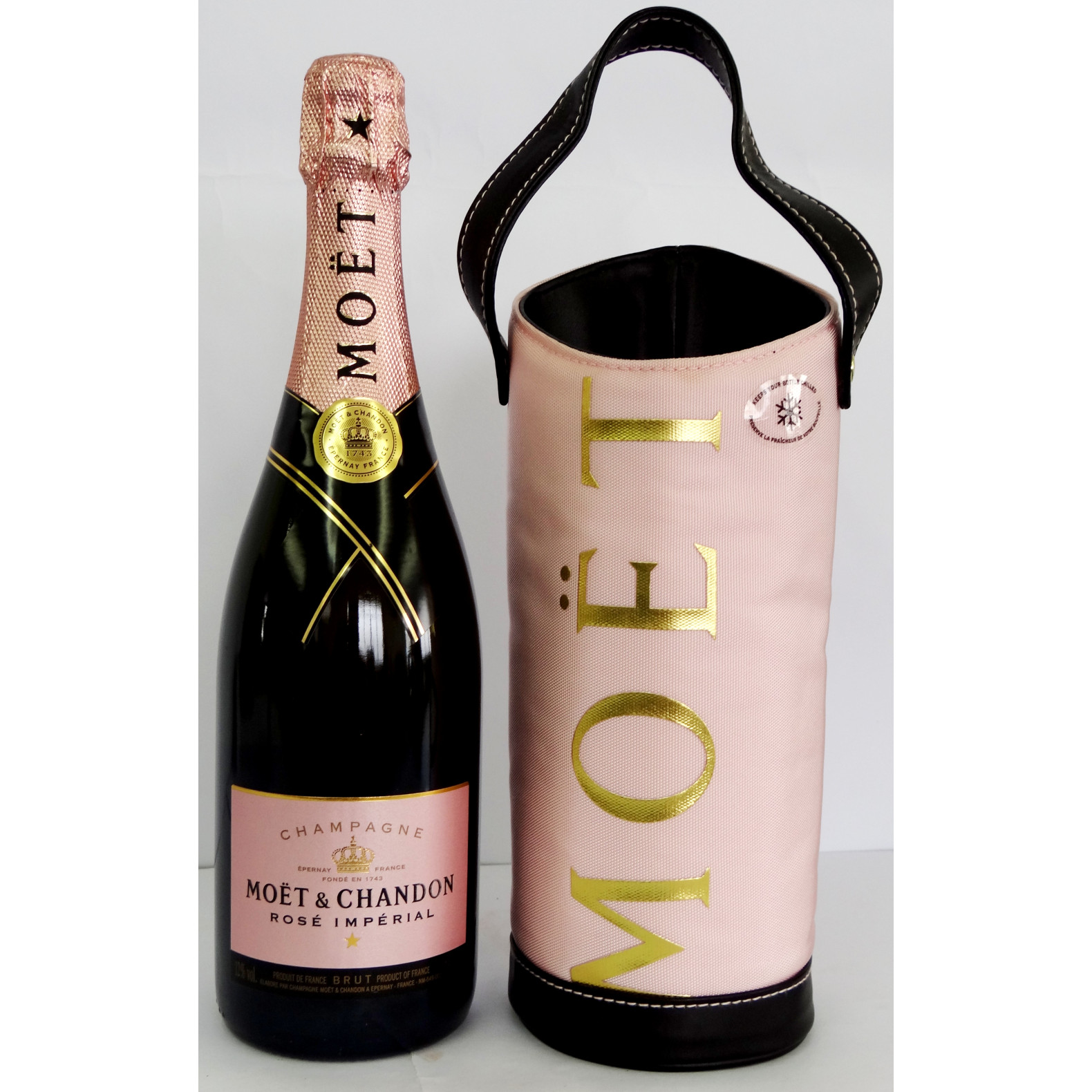 Champagne Moet Chandon Imperial Rosé Iso Bag (750ml) Banca do Ramon