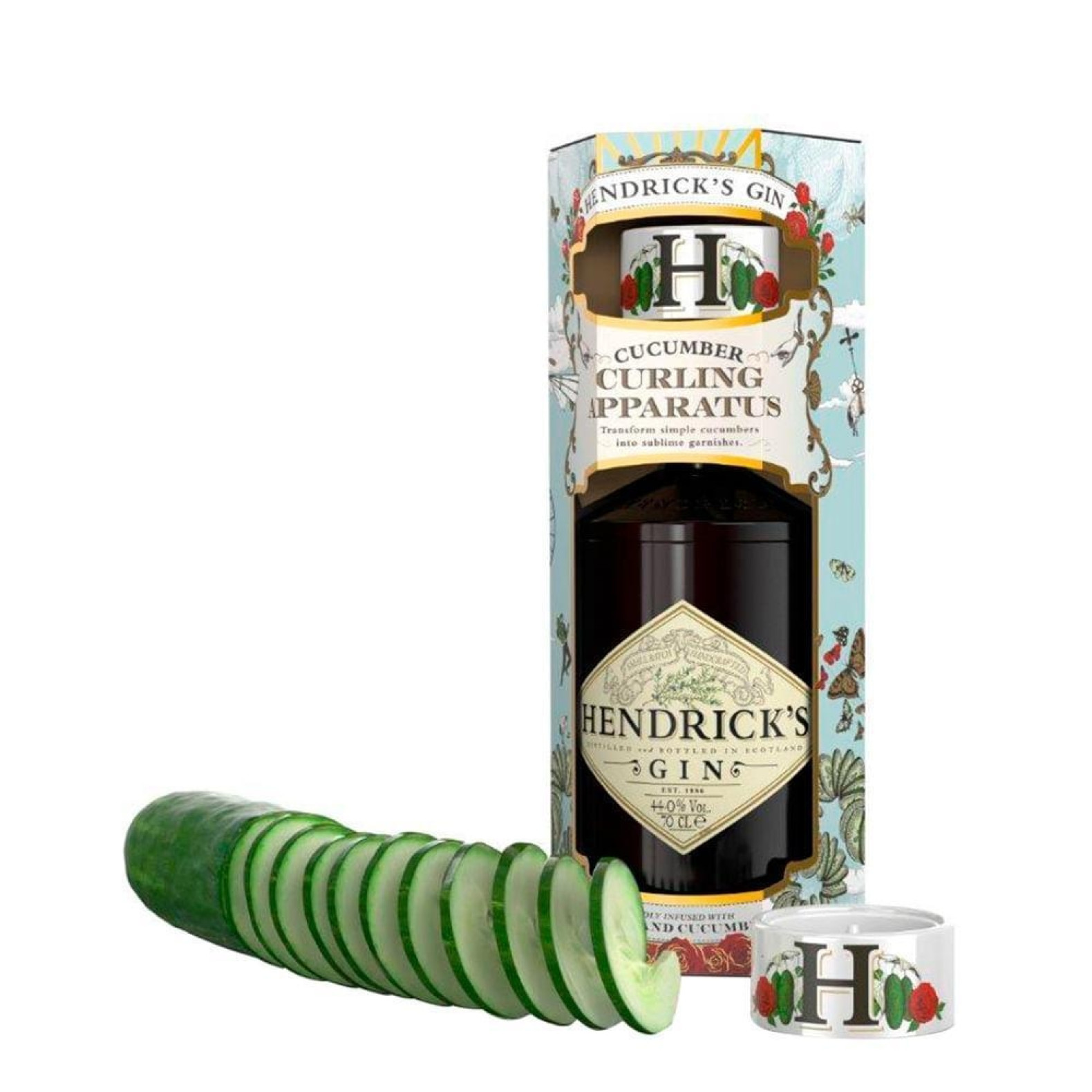 Kit Gin Hendrick's + Cortador (un) Banca do Ramon