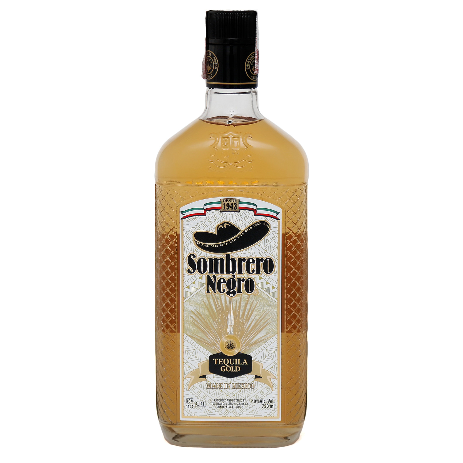 Tequila Sombrero Negro Gold
