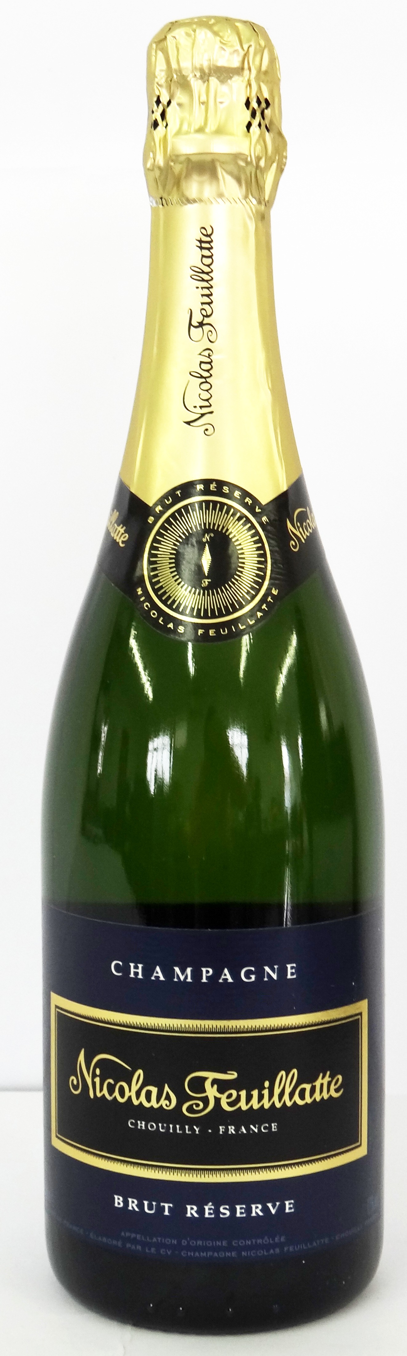 Champagne Nicolas Feuillatte Brut Réserve (750ml) - Banca do Ramon