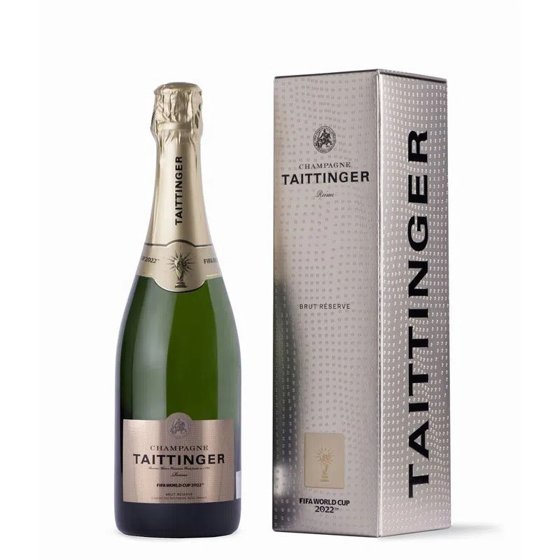 Champagne Taittinger Brut Ed Limitada Copa do Mundo 750ml - Banca