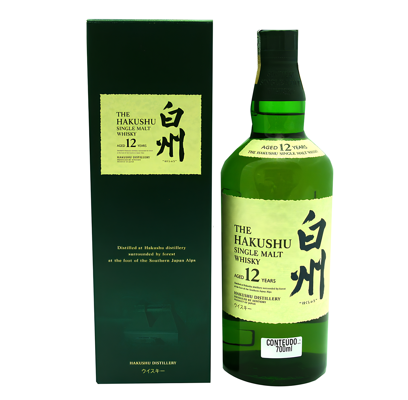 ウイスキー Suntory Hakushu 12 Years Single Malt Whisky Suntory Single Malt Hakushu 12 Anos 700ml - Banca do Ramon