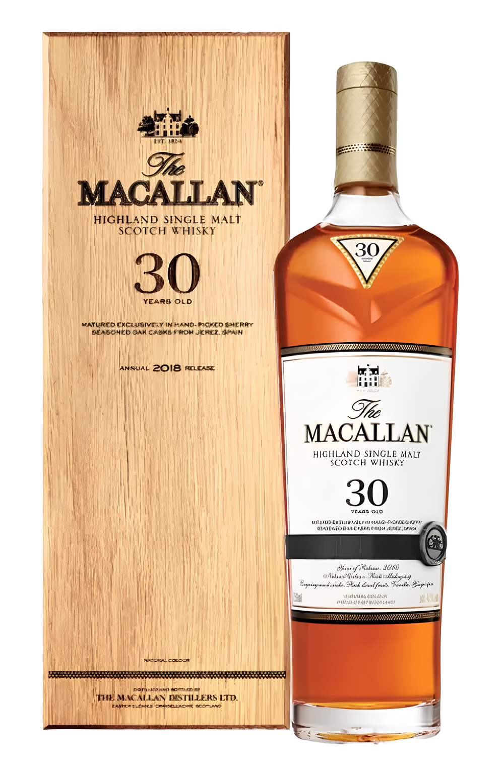 Whisky Macallan Sherry Oak 30 Anos 700ml - Banca do Ramon