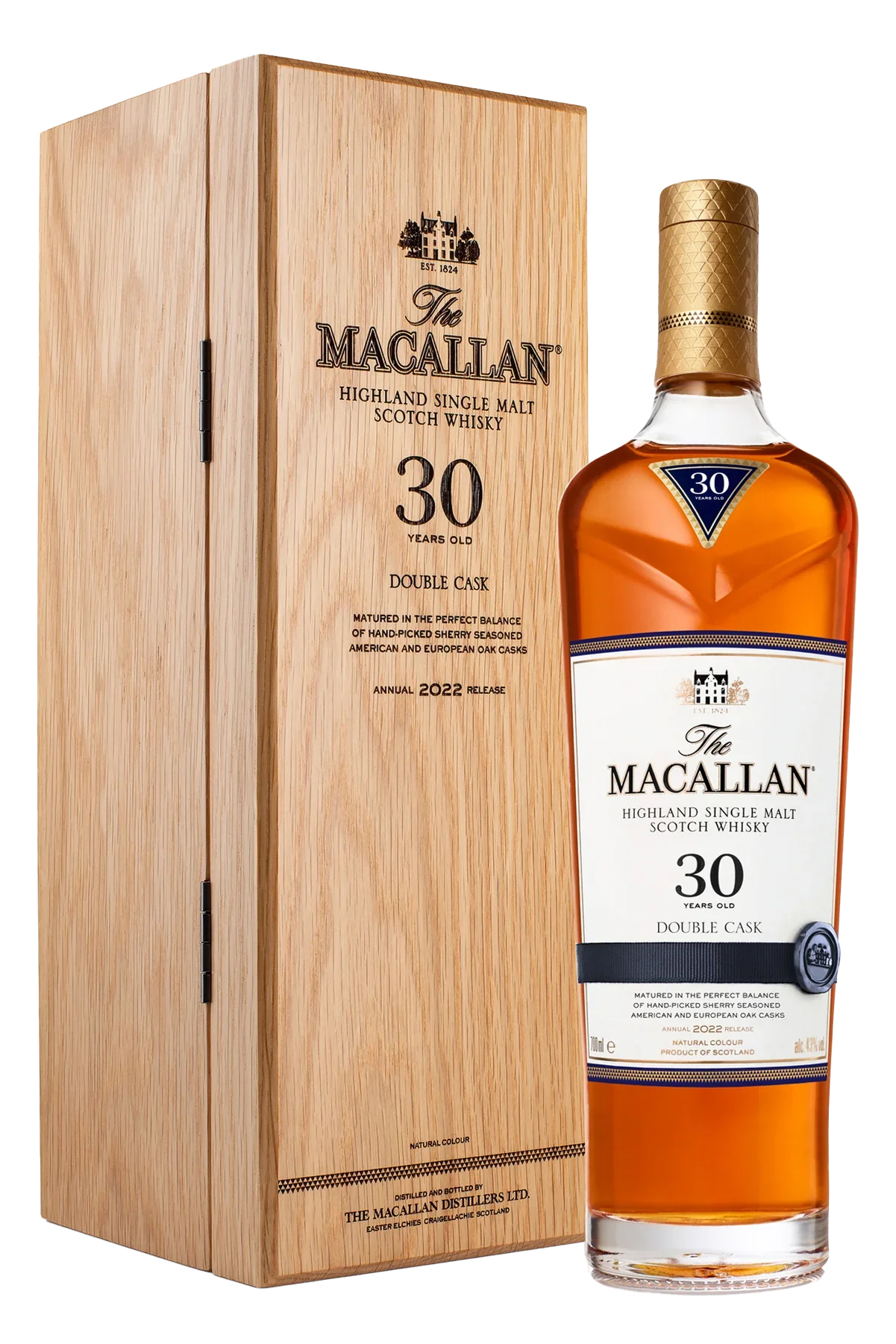 Whisky Macallan Double Cask 30 Anos 700ml - Banca do Ramon