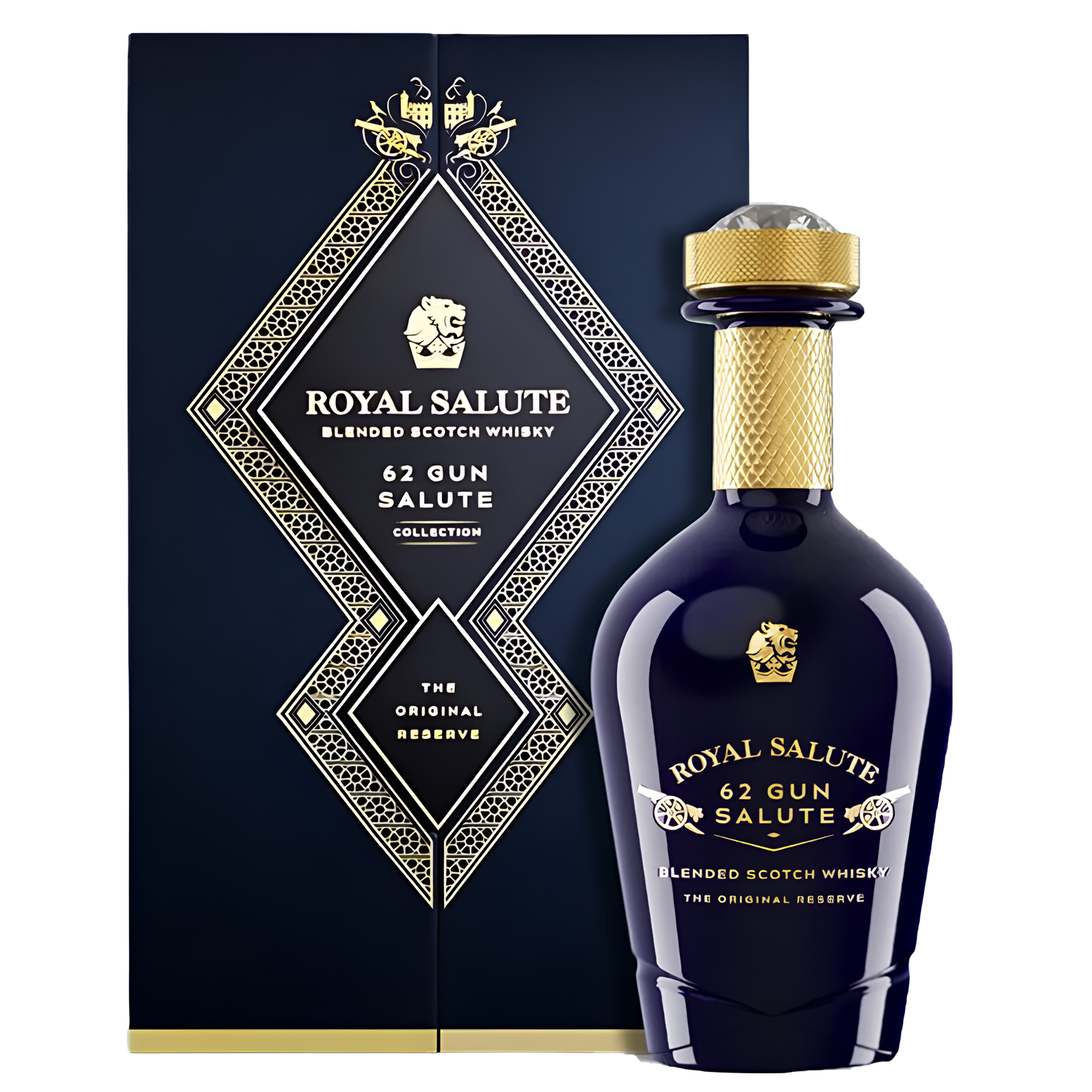  SALUTE 62 GUN SALUTE ウイスキー Whisky Royal Salute 62 Gun 700ml - Banca do Ramon