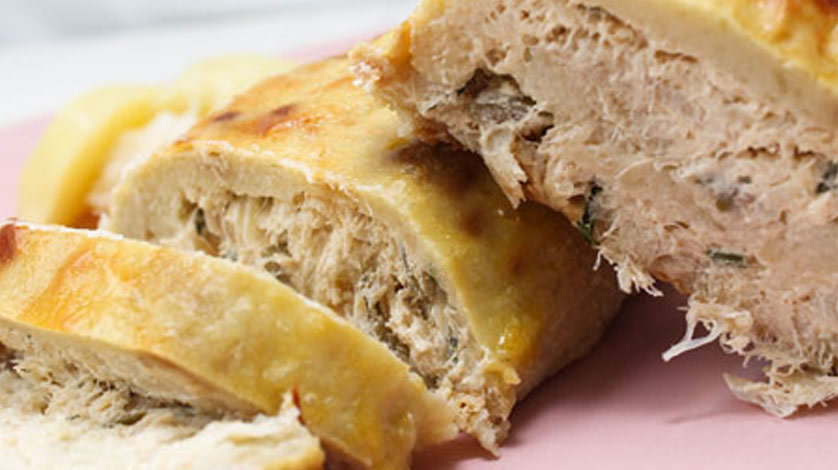 Rocambole de Bacalhau