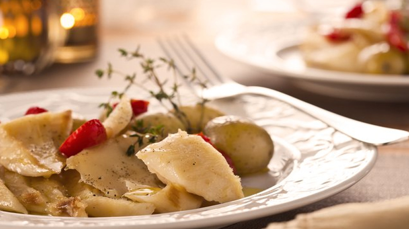 Rocambole de Bacalhau