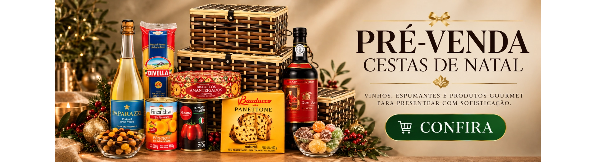 Cestas de Natal Pre-Venda