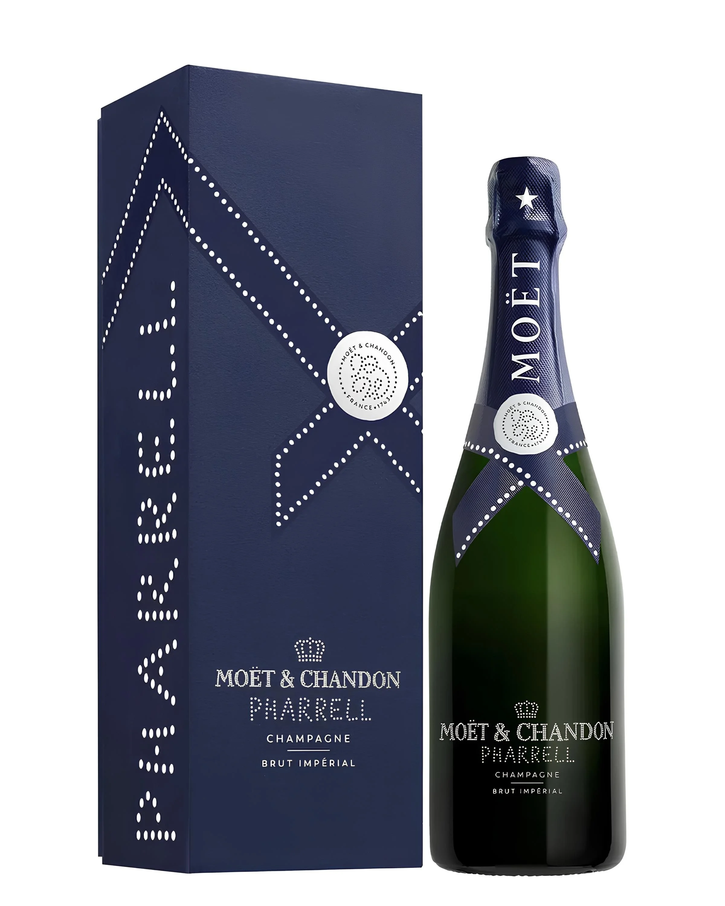 Champagne Moët & Chandon Pharrell Williams Brut Imperial Azul
