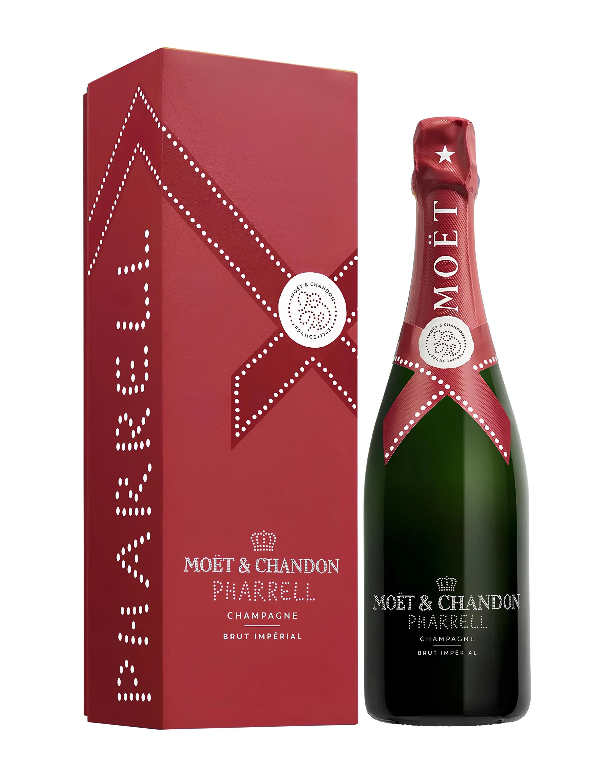 Champagne Moët & Chandon Pharrell Williams Brut Imperial Vermelho
