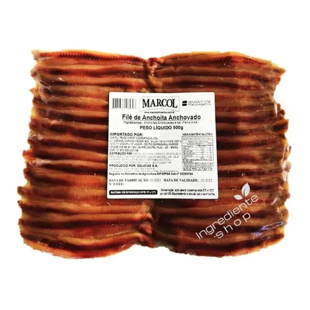 Filé De Anchova Marcol Pouch 500g