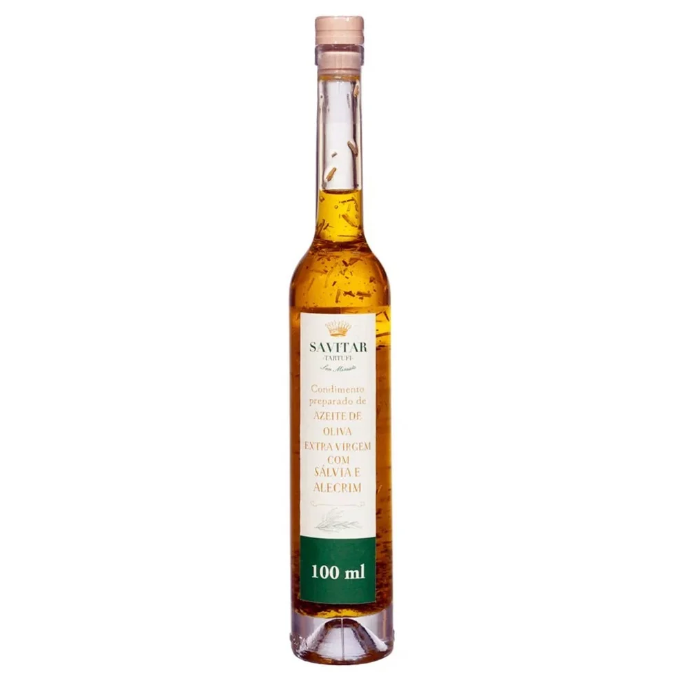 Azeite de Oliva Extra Virgem com Sálvia e Alecrim Savitar (100ml)