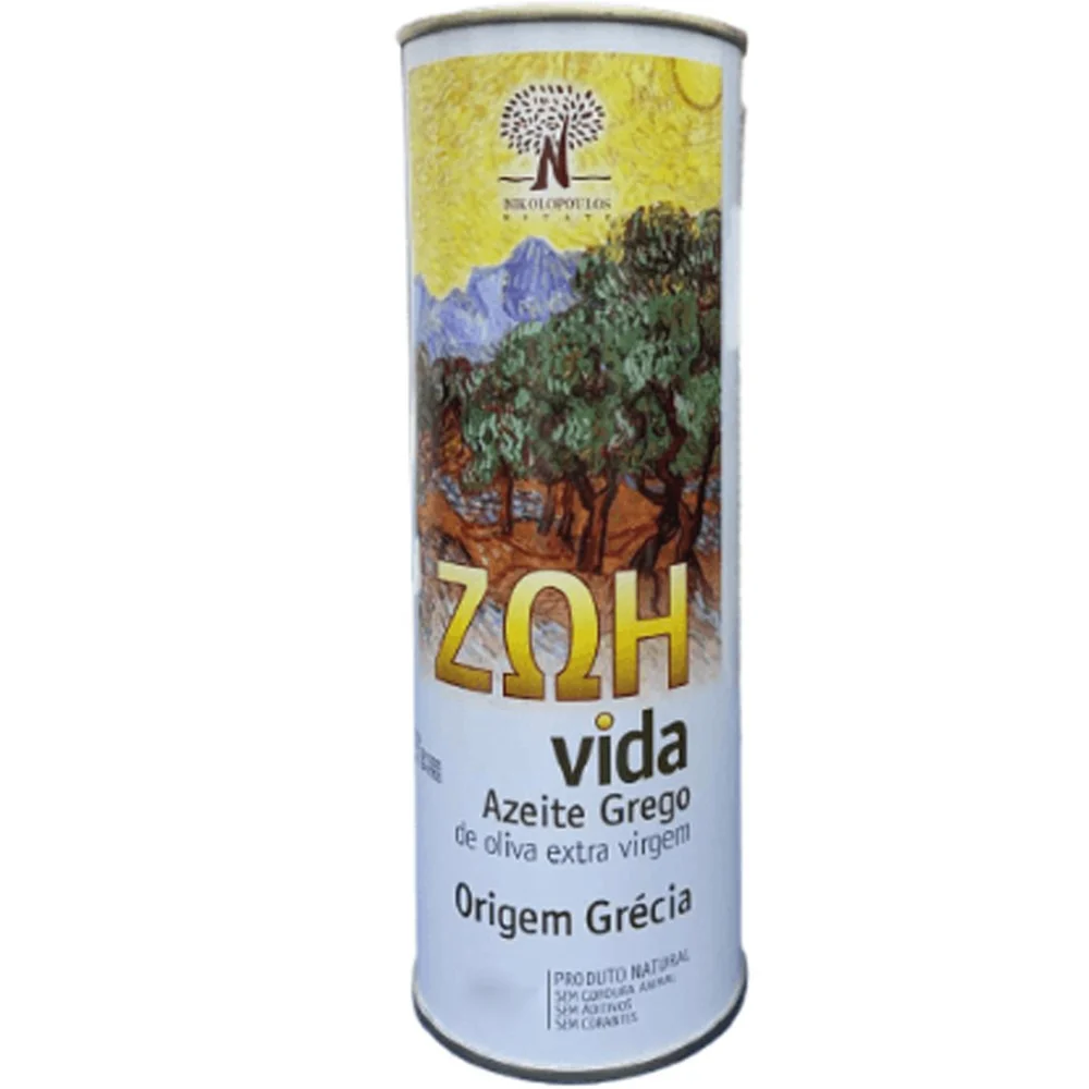 Azeite Grego Zoh Vida Lata 1L