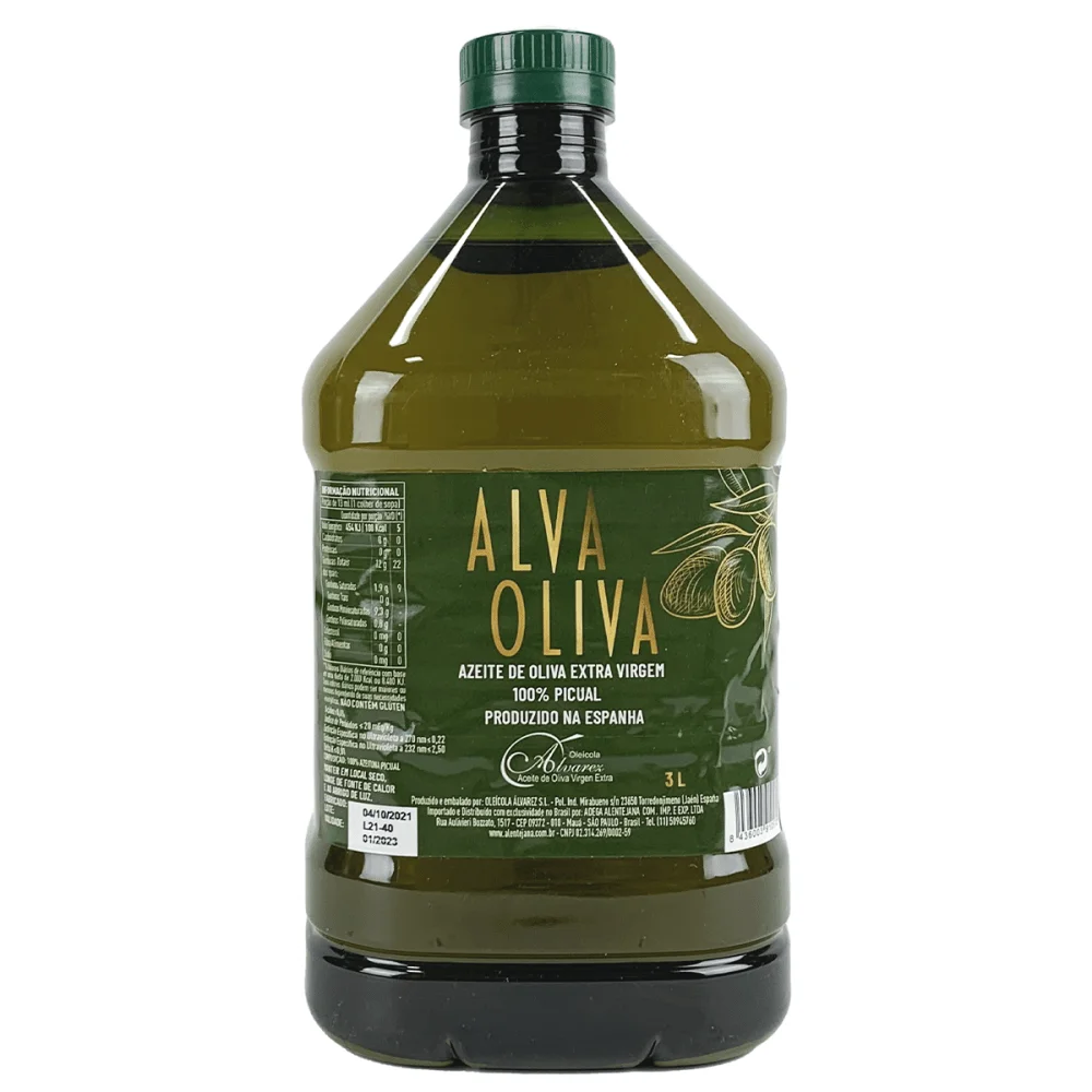 Azeite Extra Virgem Alva Oliva (3L)