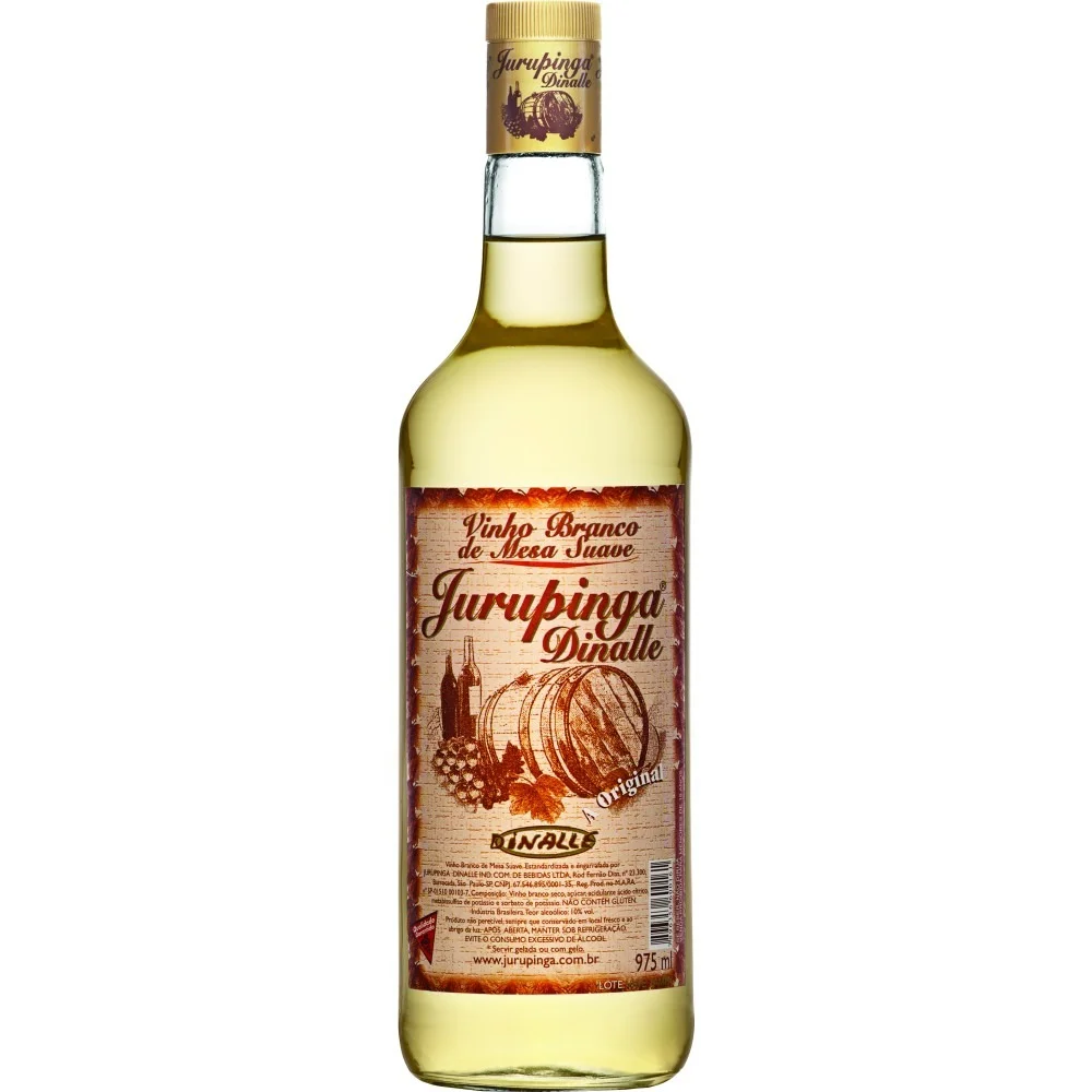 Vinho Branco Suave Jurupinga (975ml)