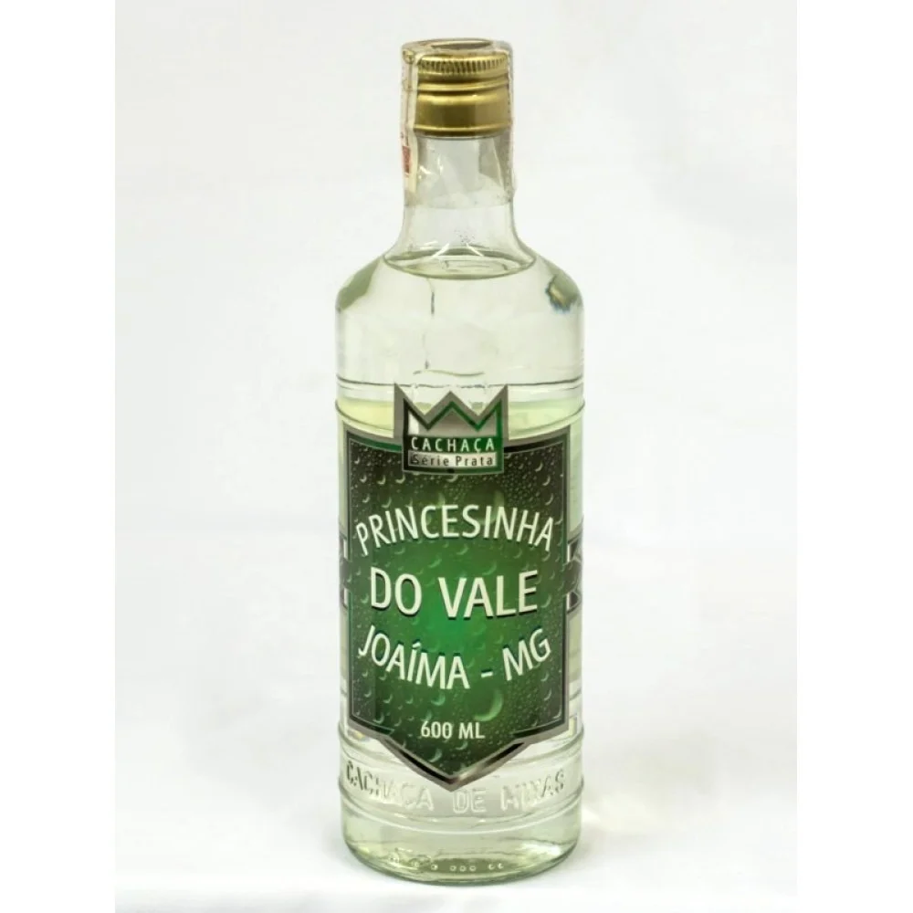 Cachaça Princesinha do Vale Prata Joaíma-MG (600ml)