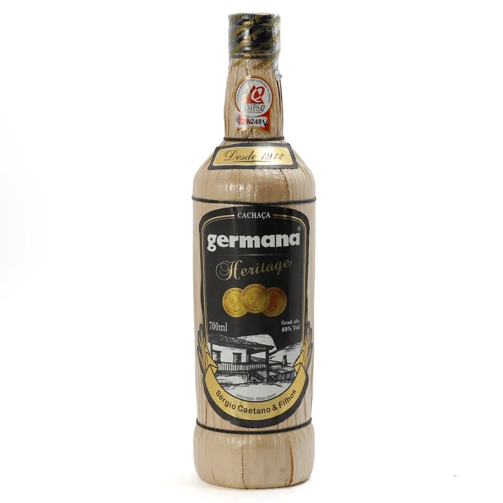 Cachaça Germana Heritage Empalhada (700ml)