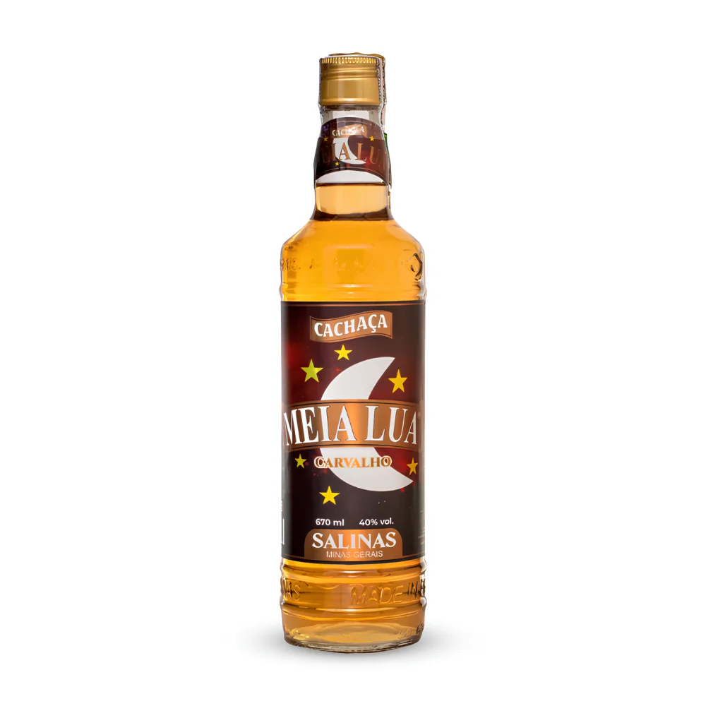Cachaça Meia Lua Carvalho 670ml