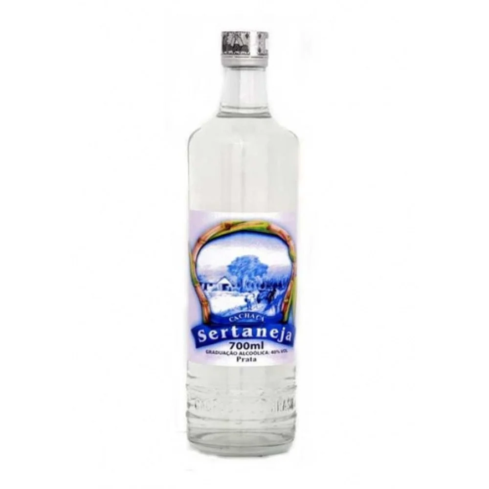 Cachaça Sertaneja Prata (700ml)