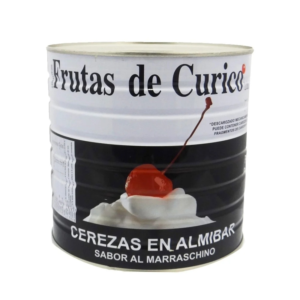 Cerejas em Calda ao Marrasquino sem Talo Curico 3Kg