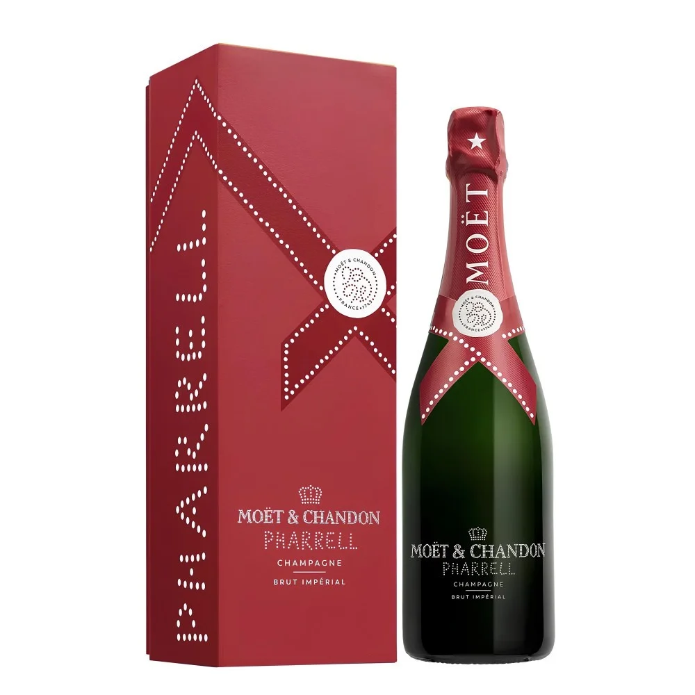 Champagne Moët & Chandon Pharrell Williams Brut Imperial Vermelho