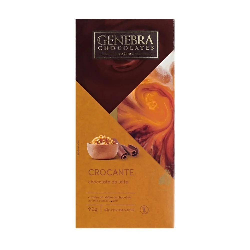 Chocolate ao Leite Crocante Genebra (90g)