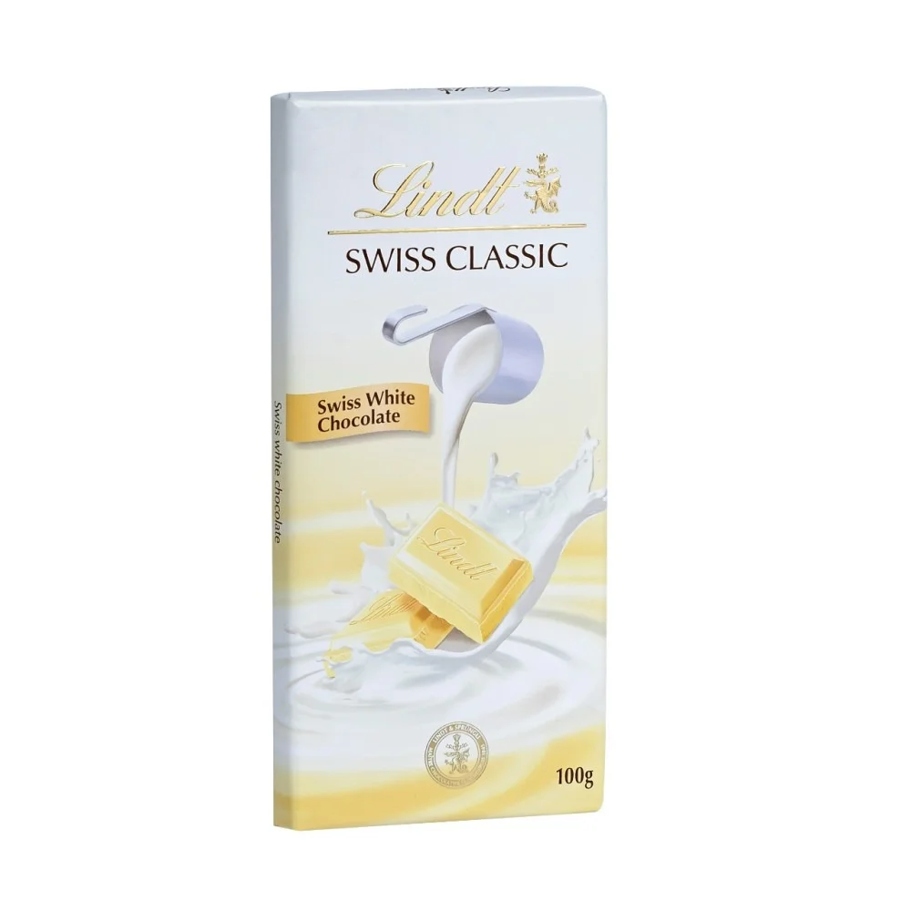 Chocolate Branco ao Leite Lindt Swiss Classic 100g
