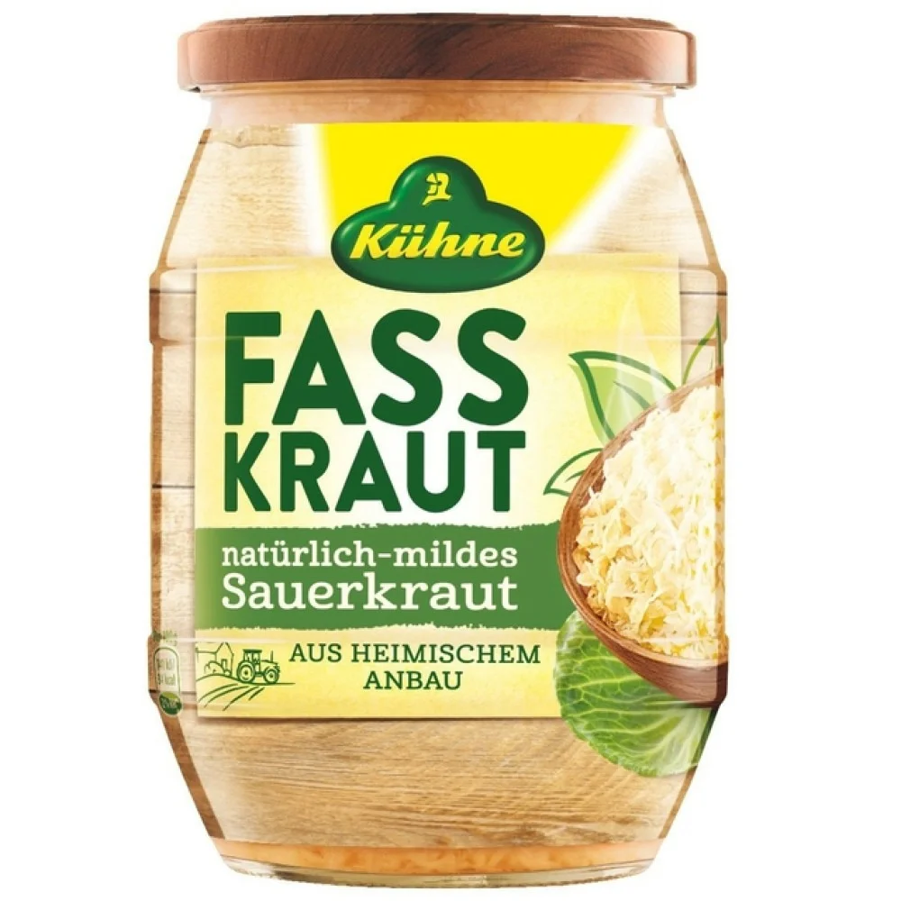 Chucrute Fasskraut Kuhne 400g