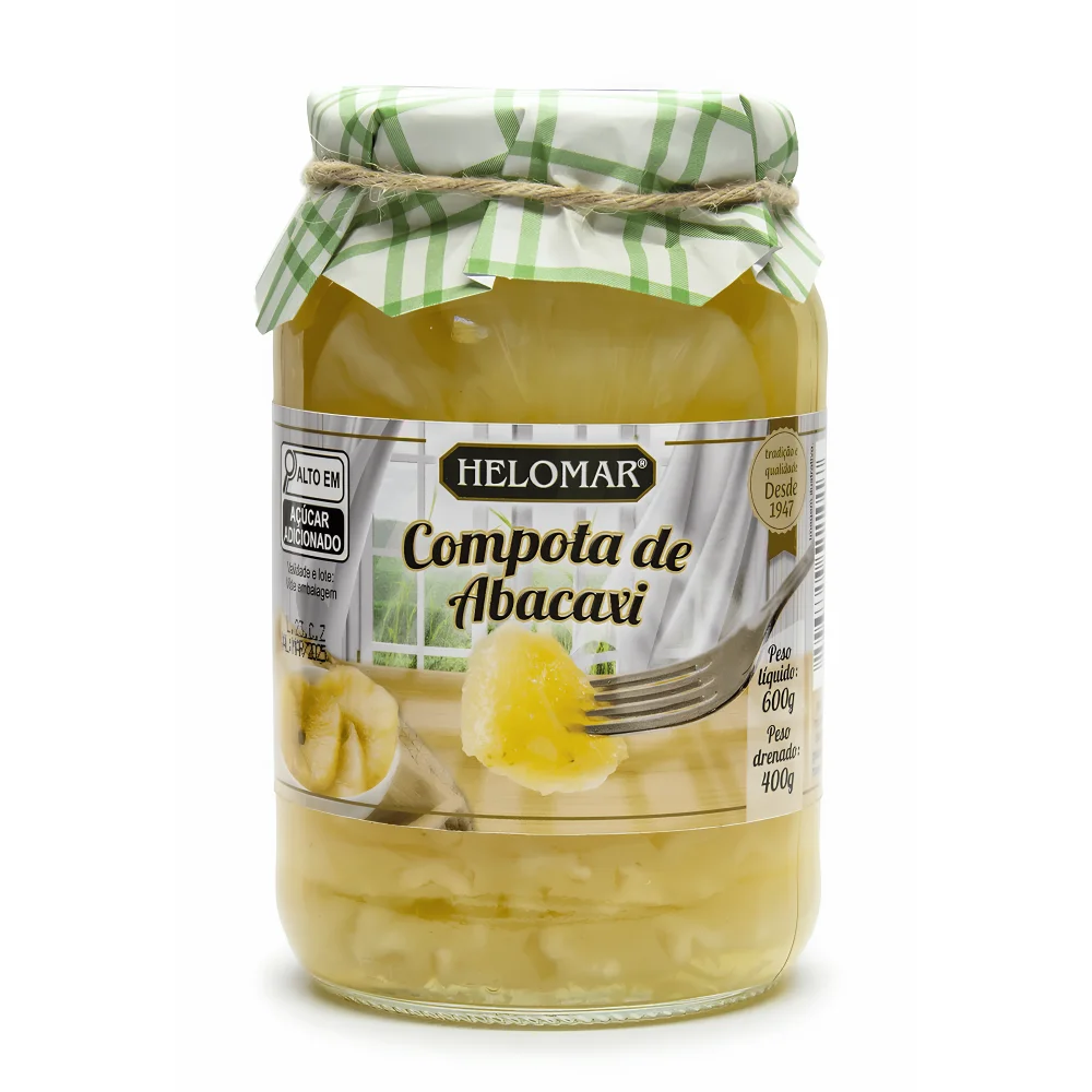 Compota de Abacaxi Helomar 600g
