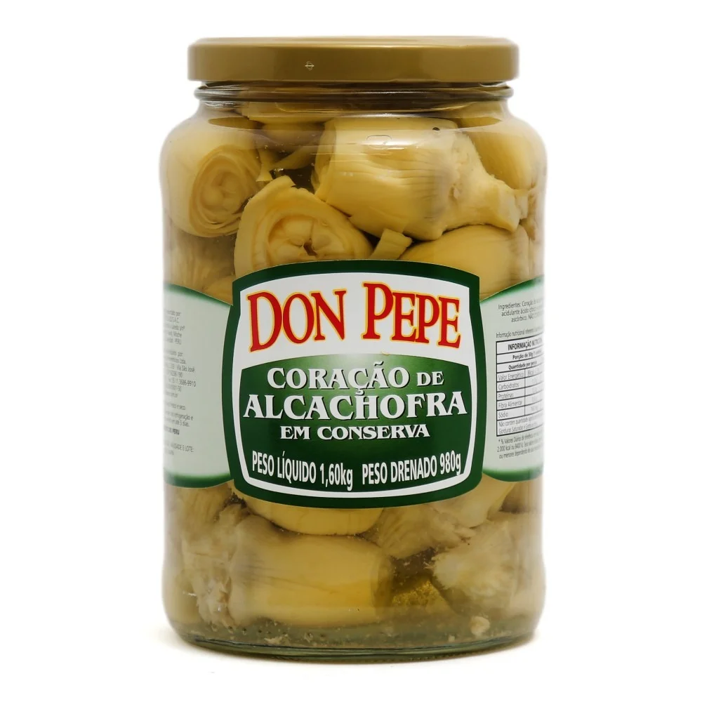 Coração de Alcachofra Don Pepe 1,6Kg