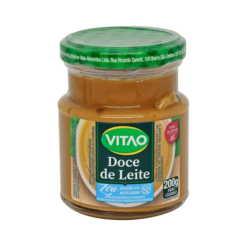 Doce de Leite Vitao Sem Açúcar (200g)