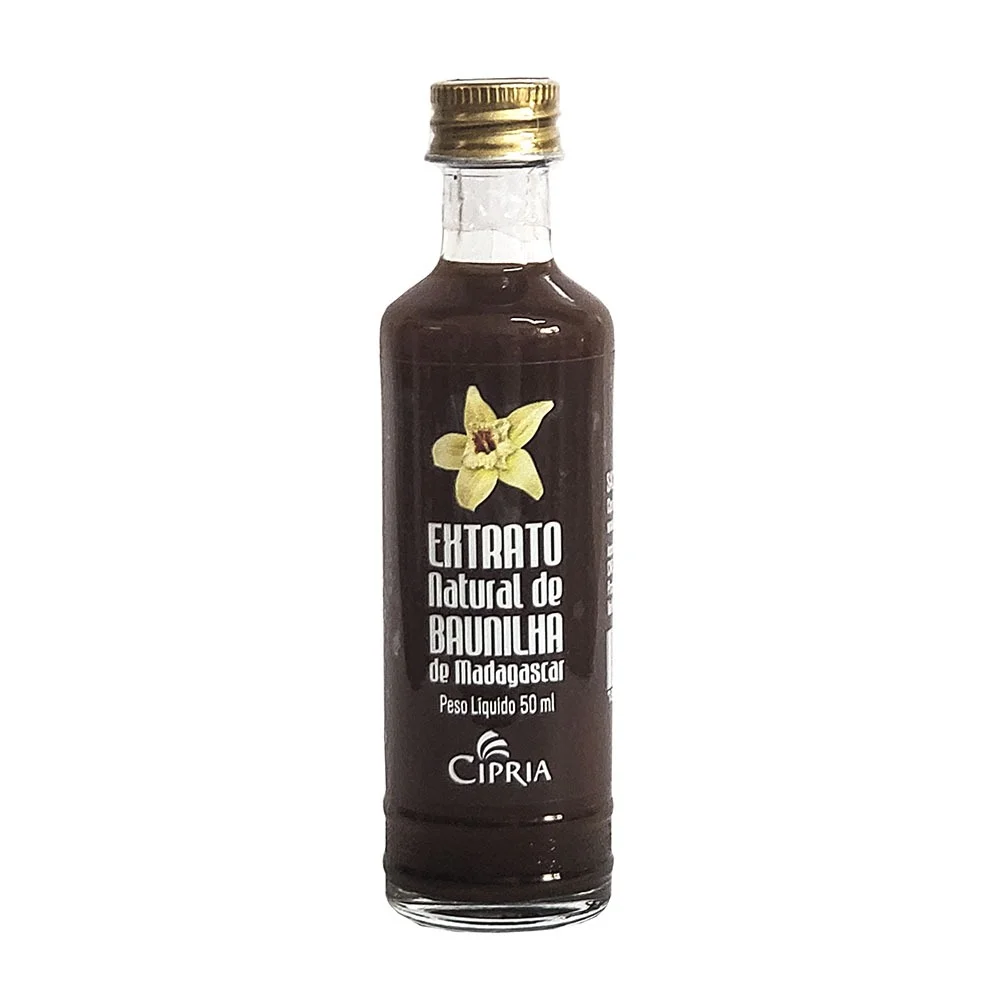Extrato de Baunilha Natural de Madagascar Cipria (50ml)