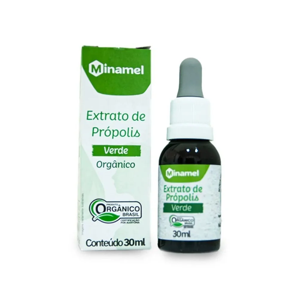 Extrato de Própolis Verde Orgânico Minamel 30ml