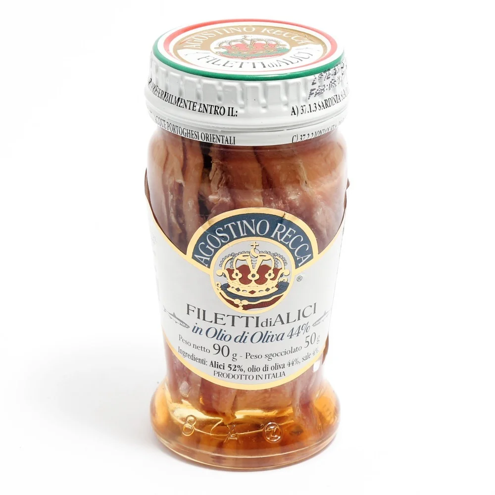 Filé de Anchova em Azeite Agostino Recca (90g)