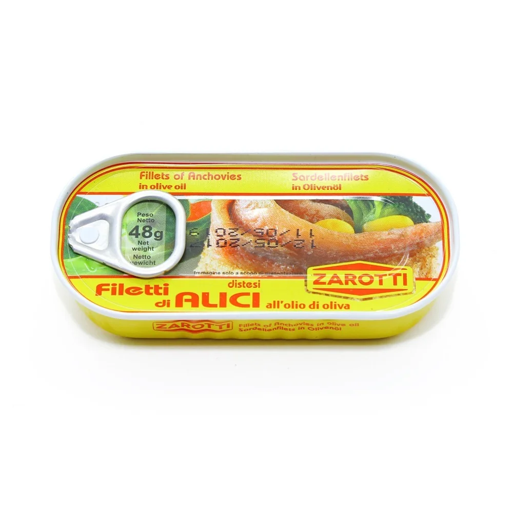 Filé de Anchova Em Azeite Zarotti (48g)