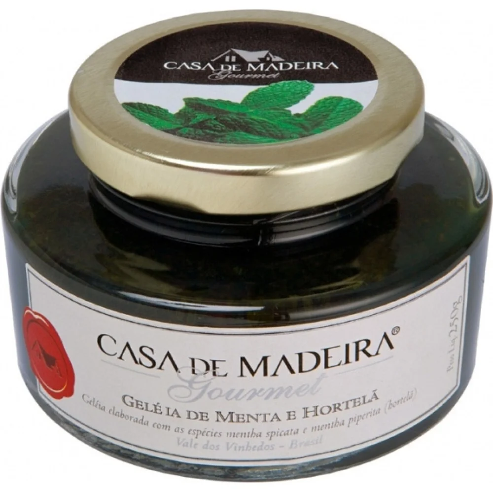 Geléia de Menta e Hortelã Casa Madeira 250g