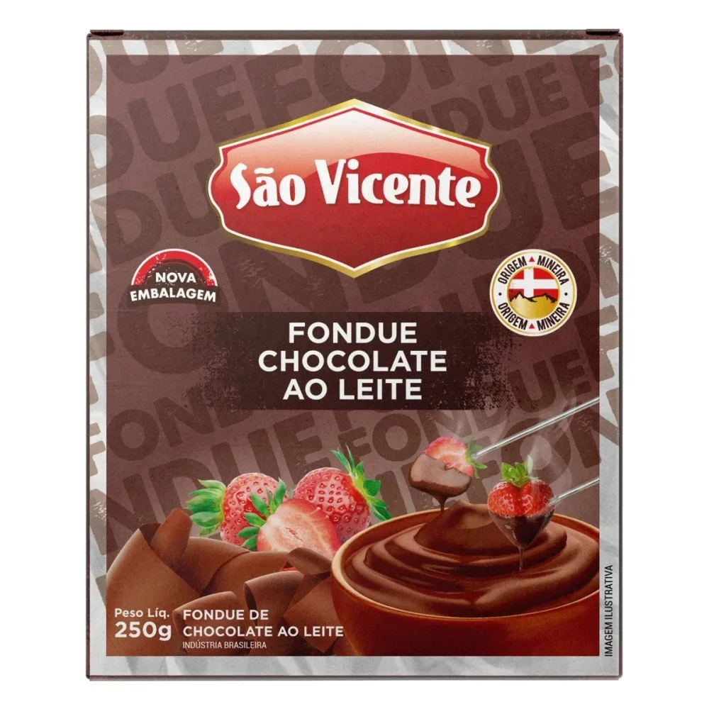 Fondue de Chocolate ao Leite São Vicente 250g
