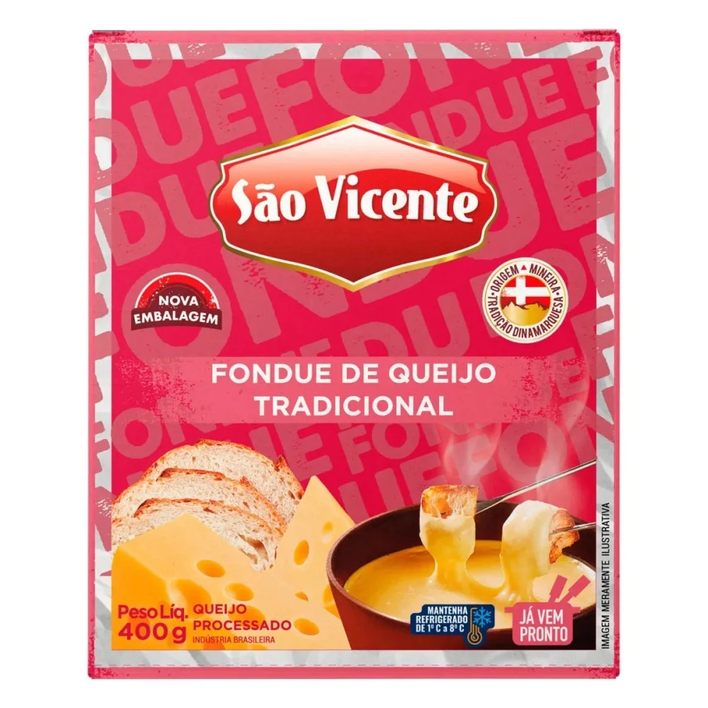 Fondue de Queijo Tradicional São Vicente 400g