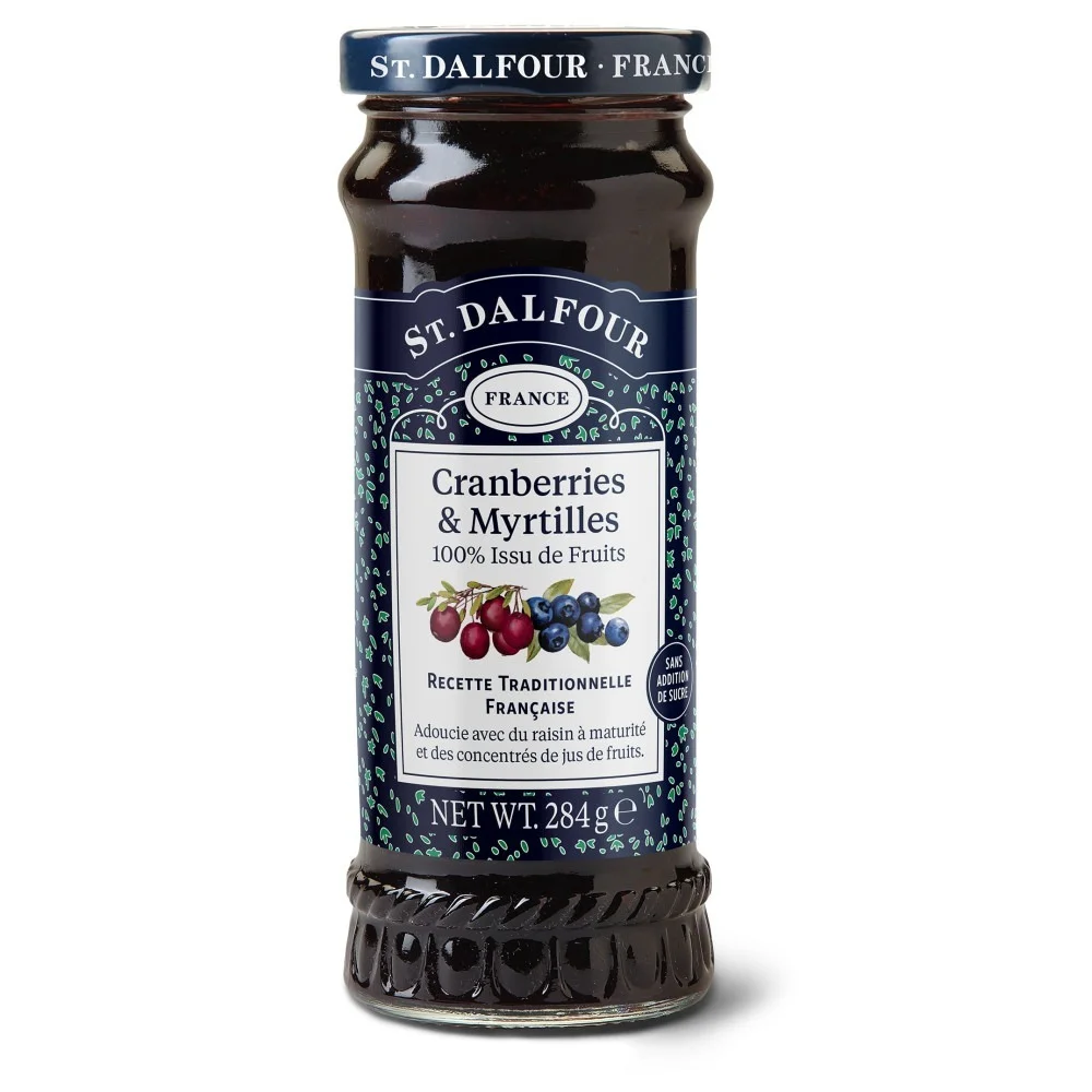 Geléia de Cranberry com Mirtilo St. Dalfour (284g)