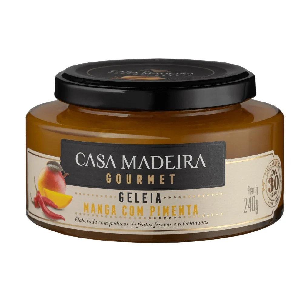 Geléia de Manga com Pimenta Casa Madeira 240g