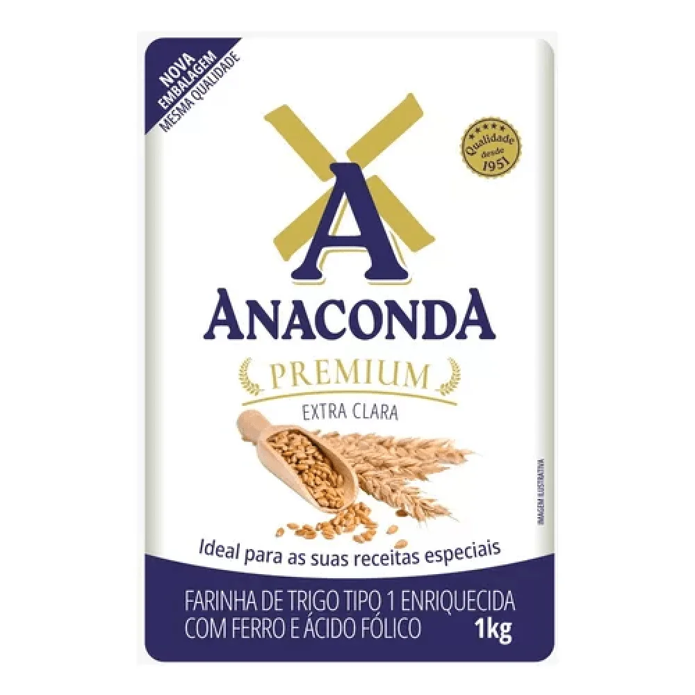 Farinha de Trigo Anaconda Premium 1kg