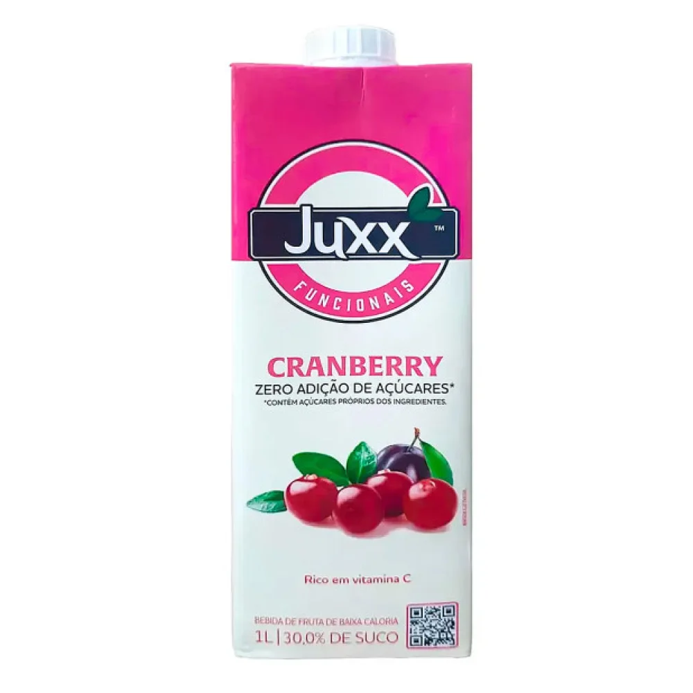 Suco Cranberry Sem Açúcar Juxx (1L)