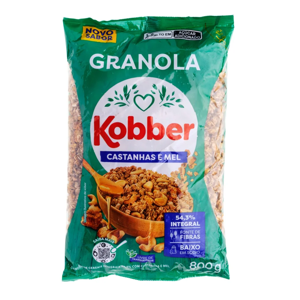 Granola com Castanha e Mel 800g