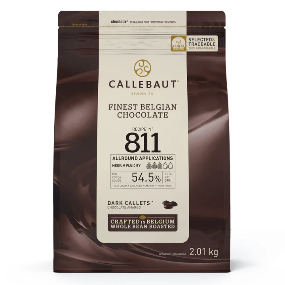 Chocolate Callets Amargo Callebaut 54,5% '811' 2.01Kg