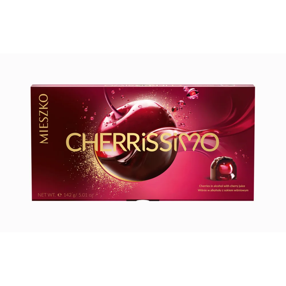 Bombons de Chocolate com Cereja Cherrissimo Mieszko 104g